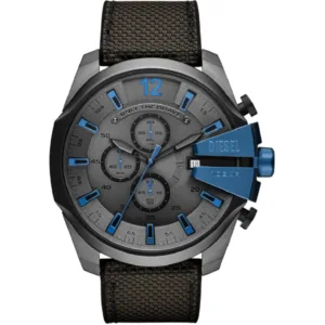 Diesel Mega Chief Chronograph Black And Gray Watch - DZ4500